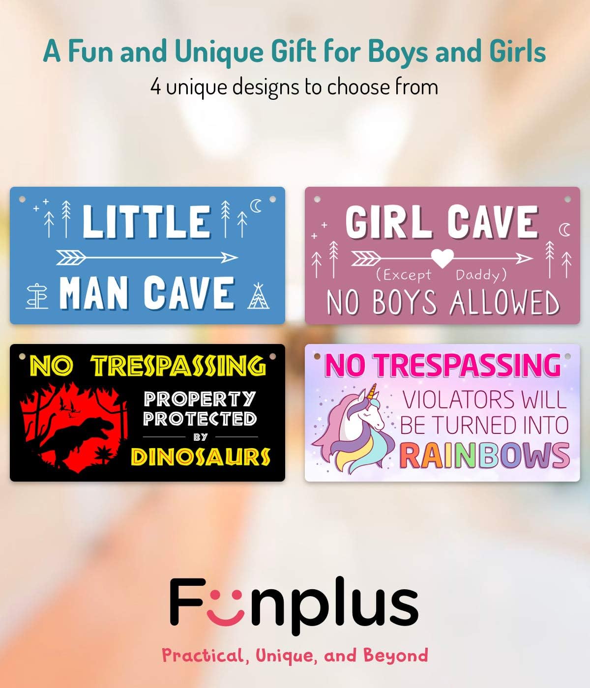 Girl Cave Sign for Girls Room, No Boys Allowed Door Sign, Cute Room Decor Sign for Bedroom Door, Funny Girls Only Sign for Kids Room, Teen Girl Wall Decor 12x6 Inch - Image 4