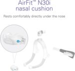 ResMed AirFit N30i Cushion - Nasal CPAP Mask Cushion Replacement - Soft Silicone - Quiet Venting - CPAP Supplies & Accessories - Medium. Frame System & Full Face Cushion are Not Included - Image 3