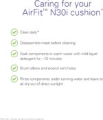 ResMed AirFit N30i Cushion - Nasal CPAP Mask Cushion Replacement - Soft Silicone - Quiet Venting - CPAP Supplies & Accessories - Medium. Frame System & Full Face Cushion are Not Included - Image 5