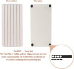 NiuYichee 2 PCS Water Absorbent diatomite Coasters, 8.3" x 4" Water Absorbing Stone Tray for Sink, Stone Drying mat for Kitchen Counter, Stone soap Tray Used for Hand Soaps & toiletries & Plants - Image 4