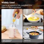 Akozon Digital Food Thermometer Automatic Calibration Pen High Accuracy Electronic Pocket Thermometer Yellow Home and Family Appliance and Decor - Image 5
