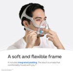 ResMed AirFit/AirTouch F20 Headgear - Replacement CPAP Headgear - Frame System & Full Face Cushion Not Included - Premium CPAP Accessories - Small-Blue - Image 3