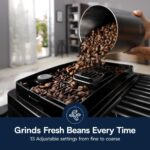 De'Longhi Magnifica Start Automatic Espresso Machine with Manual Milk Frother & Built in Grinder - 3 One-Touch Recipes, Easy-to-Clean, Home Barista Coffee Maker for Lattes, Cappuccino, Iced Coffee - Image 4