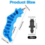 2-in-1 Drip Irrigation Tubing Hole Punch with 20 pcs Plugs, Drip Irrigation Tubing Hole Punch & Fitting Insertion Tool Kit for 1/4" Tube Sprinkler Systems - Image 3