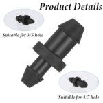2-in-1 Drip Irrigation Tubing Hole Punch with 20 pcs Plugs, Drip Irrigation Tubing Hole Punch & Fitting Insertion Tool Kit for 1/4" Tube Sprinkler Systems - Image 5