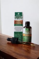 Rosemary Scalp & Hair Oil with Castor & Coconut Oil – Lightweight Nourishing & Strengthening Hair Care for Dry, Damaged & Thinning Looking Hair – Non-Greasy Essential Oil Blend for Women & Men, 30ml - Image 3