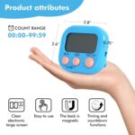 12 Pack Multi-Function Electronic Timer, Learning Management, Suitable for Kitchen, Study, Work, Exercise Training, Outdoor Activities(not Including Battery) - Image 3