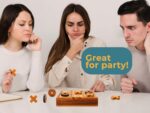 BSIRI Wooden Tic Tac Toe Game Coffee Tabletop XO Blocks Ideal for Family Living Room Games Night for Adults for Desk Decor and Unique Wood Gifts for All Occasions 5.5 Inch - Image 3