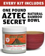 Aztec Secret Essential Indian Clay Mask Kit by Etana – 100% Natural Calcium Bentonite for Deep Pore Cleansing - Facial, Hair & Body Detox Set With Accessories - Image 3