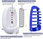 6 Pack Plug in Bug Zapper Indoor Flying Insect Trap, Electronic Mosquito Zapper Gnat Traps with LED Light for Patio, Bedroom, Kitchen, Office - Image 3