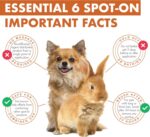 Dermoscent Essential 6 spot-on - Dog Skin Care for Dandruff & Allergy Relief with Vitamin E Oil - Anti Itch for Dogs - Dog & Small Mammals 0-10 kg - 4 Pipettes of 0.6 ml - Image 7