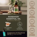 Gya Labs Rosemary Essential Oil for Hair – Huge 4 Fl Oz – Premium Grade Essential Oils for Diffuser, Aromatherapy, Hair Care, Skin Care, Body, Massage & DIY Candle Making Scents - Image 6