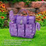 Gardening Gifts for Women, Garden Tool Set, Heavy Duty Gardening Hand Tools with Garden Tool Bag, Purple - Image 5
