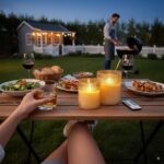 VENTA Beyond The Flame Mesmerizing Dotted Glass Candles | Set of 2 Ivory LED Pillars | Create a Magical, Worry-Free Glow with Remote & Timer | Perfect for Home, Holiday & Wedding Ambiance - Image 4