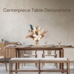 100pcs Artificial Flowers Arrangement With Vase Included, Dining Table Centerpiece Decorations, Fake Flowers in Vase, Dried Pampas Grass Floral Centerpieces, Coffee Table Decor, Centro de Mesa - Image 5