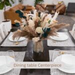 100pcs Artificial Flowers Arrangement With Vase Included, Dining Table Centerpiece Decorations, Fake Flowers in Vase, Dried Pampas Grass Floral Centerpieces, Coffee Table Decor, Centro de Mesa - Image 6
