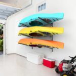 WALMANN Heavy Duty Wall Mounted Kayak Storage Rack for Garage, Adjustable Kayak Hangers for Wall, Holds Up to 220 lbs - Image 3