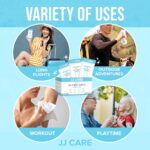 JJ CARE Body Wipes for Adults Bathing - Pack of 25 Shower Wipes For Adults Rinse Free, 200 Count Disposable No Rinse Disposable Washcloths, Waterless Body Wash for Elderly - Image 6