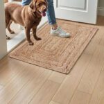 Hausattire Hand Woven Jute Braided Rug, 2'x3' – Natural, Reversible Boho Entry Area Rugs for Kitchen, Living Room I Farmhouse Indoor Outdoor Decorative Floor Rug, 24x36 Inches - Image 5