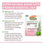 Palmer's Hair Mask, Rosemary Mint Strengthening Pack, 2.1 oz, Promotes Stronger, Longer Hair Growth, Nourishing, Hydrating & Protecting Treatment for Anti-Breakage & Softness, Adds Shine - Image 4