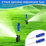 2 Pack Rotor Adjustment Tool Compatible with Rain Bird 5000 Sprinkler Heads, Rotor Pull Up Tool and Adjustment Screwdriver for Lawn Irrigation System - Image 3