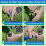 2 Pack Rotor Adjustment Tool Compatible with Rain Bird 5000 Sprinkler Heads, Rotor Pull Up Tool and Adjustment Screwdriver for Lawn Irrigation System - Image 5