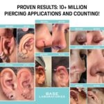 BASE LABORATORIES Piercing Aftercare Spray 4oz | Saline Spray for Piercings | Ear Piercing Cleaner Spray | Saline Solution for Piercings | Piercing & Keloid Bump Removal for Ears, Belly Nose Piercings - Image 4