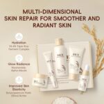 LAIKOU Skin Care Set, Korean Skin Care with Rice Cleanser, Toner, Serum, Eye Serum, Moisturizing Cream 5pcs for Women Teen Girls Mom Daughter Mother's Day Birthday Christmas Lover Korean Beauty - Image 3