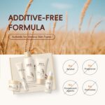 LAIKOU Skin Care Set, Korean Skin Care with Rice Cleanser, Toner, Serum, Eye Serum, Moisturizing Cream 5pcs for Women Teen Girls Mom Daughter Mother's Day Birthday Christmas Lover Korean Beauty - Image 6