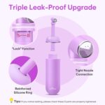 Easy@Home Portable Travel Bidet: Peri Bottle for Postpartum Essentials - Handheld Sprayer Kit for Perineal Care & Personal Hygiene | 380ml (12.8oz) | Women & Men | EPB-01 Pink - Image 4