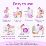 Easy@Home Portable Travel Bidet: Peri Bottle for Postpartum Essentials - Handheld Sprayer Kit for Perineal Care & Personal Hygiene | 380ml (12.8oz) | Women & Men | EPB-01 Pink - Image 5