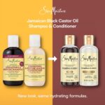 SheaMoisture Travel Essentials, Jamaican Black Castor Oil Strengthen & Restore Shampoo and Leave-in Conditioner Set, 3.2 Oz Each - Image 6