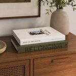 Beautiful Decorative Books - Set of 2 Boxes Enhance Your Coffee Table, Bookshelf or Mantel Shelf Decor - Aesthetic Fake/Faux Books for Modern Home Decoration, Photo Storage and as a Keepsake Box - Image 2