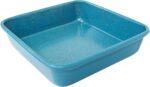 casaWare 7-Inch Toaster Oven Ultimate Series Commercial Weight Ceramic Non-Stick Coating Square Pan (Blue Granite) - Image 3