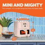 Instant Pot 4Qt VORTEX 6-in-1 Mini Air Fryer, Custom Program Options, Air Fry, Broil, Roast, Dehydrate, Bake, Reheat, Rosewater, 4 Quarts - Image 4