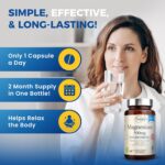 Nature's Potent Magnesium Supplements | Magnesium Citrate & Magnesium Oxide 500mg | Vegan Magnesium Supplement for Women & Men | USA Made Magnesium for Sleep Support - 60 Veggie Capsules - Image 4