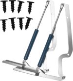 2 Pack Keter Deck Box Hinge Replacement for Keter Outdoor Storage Box Replacement Hinges Including Screws - Image 2