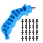 2-in-1 Drip Irrigation Tubing Hole Punch with 20 pcs Plugs, Drip Irrigation Tubing Hole Punch & Fitting Insertion Tool Kit for 1/4" Tube Sprinkler Systems - Image 2
