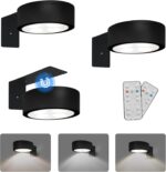 3-Pack Battery Operated Picture Light Magnetic Painting Light with 3 Lighting Modes,Remote and Dimmable Timer Art Display Light for Picture Artworking Frame Portrait,Wireless Wall Decor Puck Lights - Image 2