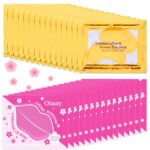 30 Pairs 24K Gold Eye Masks & Lip Masks, Under Eye Patches for Puffy Eyes, Lip Mask Skincare, Small Gifts, Bridesmaid Gifts, Bridal Shower Gifts, Wedding Gifts, Bulk Gifts, Bachelorette Party Favors - Image 2
