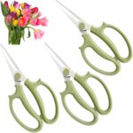 3Pcs Garden Flower Scissor,Floral Scissors Pruning Shears,Stainless Steel Flowers Scissors with Comfortable Grip Handles,Premium Garden Clippers for Flower Arrangement,Gardening Tool - Image 2