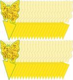 40 Pack Fungus Gnat Traps for House Indoor Yellow Sticky Traps for Gnats Sticky Traps for Plants, Dual-Sided Fungus Gnat Sticky Traps Fruit Fly Traps for Indoors - Image 2