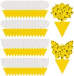 58 Pack Flying Insect Traps for Plants – Yellow Sticky Traps for Gnat, Fly & Flying Bug, Indoor Outdoor Flying Bug Catcher for Pots, Garden & Kitchen, Kid & Pet Safe, Non-Toxic (58 Pcs Classic) - Image 2