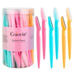 66 Eyebrow Razor and Face Razor for Women and Men, Eyebrow Hair Trimmer and Shaver with Protective Cover,Safe and Newbie Friendly - Image 2
