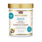 African Pride Moisture Miracle Leave-In Cream with Baobab Oil & Coconut Oil for Coily & Curly Hair, Adds Moisture, Helps Repair & Strengthen, 18 oz - Image 2