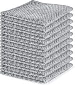 Aidoclip 10PCS Set Non-Scratch Steel Wool Dishcloth - Multi Purpose Wire Dishwashing Rags Kitchen Towels and Dishcloths Sets Durable Cleaning Pads Bathroom Home Essentials Cleaning Supplies Tools - Image 2