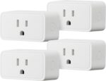 Amazon Basics Smart Plug, Works with Alexa Only, Voice Control, Remote APP Control, Schedule, Compact Design, Versatile, 2.4 GHz Wi-Fi, No Hub Required, 4-Pack, White - Image 2