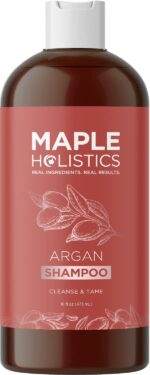 Argan Oil Shampoo for Dry Hair - Sulfate Free Shampoo for Damaged Hair and Frizz with Argan Oil for Hair - Volumizing Shampoo for Hair Shine and Volume Featuring Ultra Moisturizing Natural Oils - Image 2