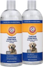 Arm & Hammer Clinical Care Dental Rinse for Adult Dogs, Odorless Flavorless Water Additive for Daily Plaque, Tartar, and Bad Breath Control, Baking Soda Enhanced Formula, 16 Fl Oz - 2 Pack - Image 2