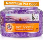 Arm & Hammer for Pets Air Care Pet Scents Deodorizing Gel Beads, Pet Odor Eliminator for Rooms Closets and Small Spaces with Long Lasting Odor Control, Lavender Fields Scent, 12 oz - Image 2